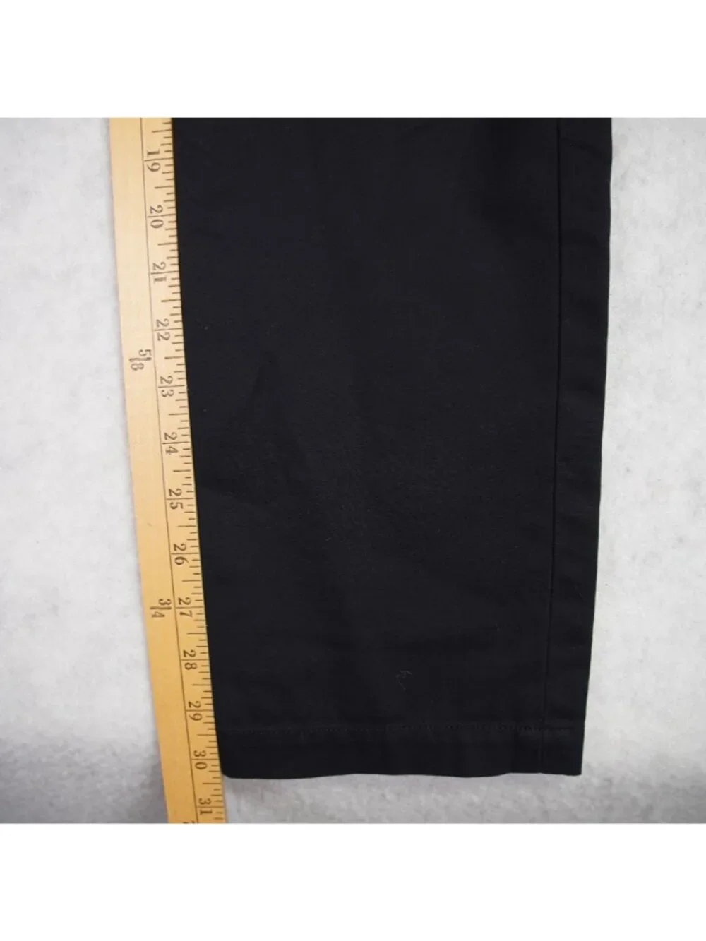 AllSaints Mens Black Flat Front Slim Fit Chino Pants Size W30 x L30 Preppy EUC